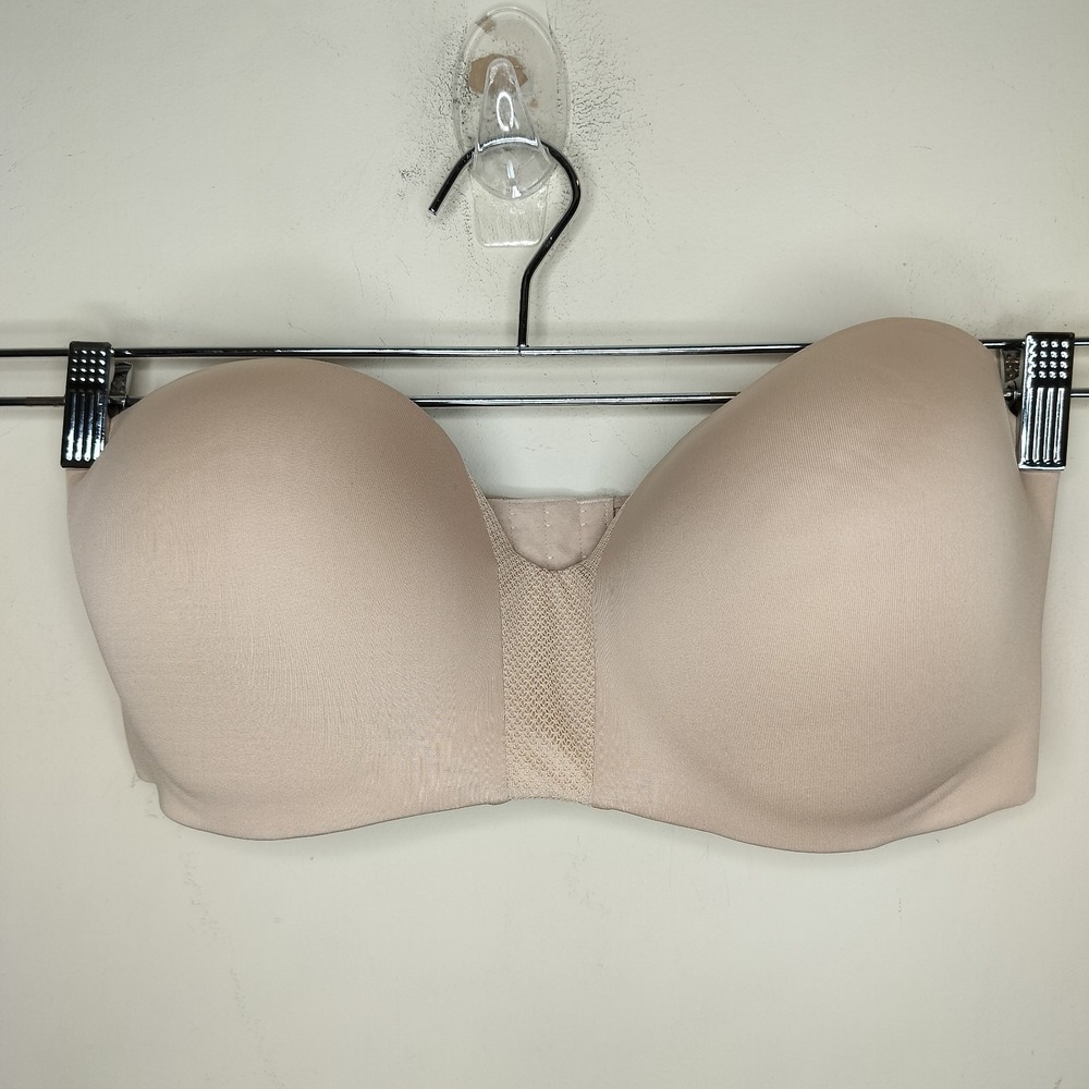 Maidenform Strapless Wireless Bra Beige Nude